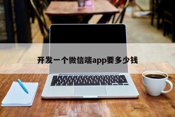 开发一个微信端app要多少钱