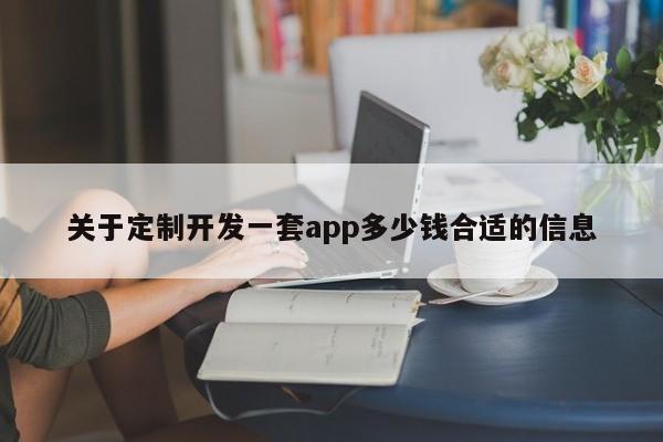 关于定制开发一套app多少钱合适的信息